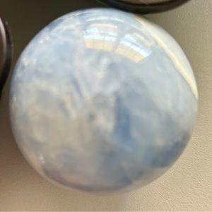 Blue Celestite Sphere-MED